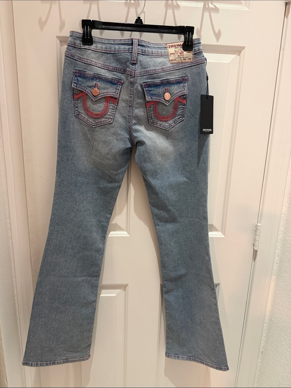 True Religion Light Blue Flare Jeans